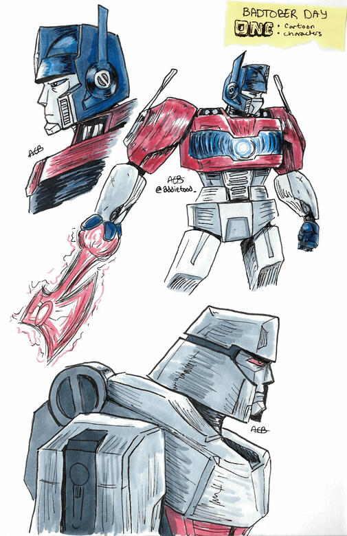 Transformers One Sketches