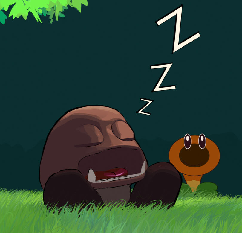 Stylized Mario Goomba Model (Rigged)