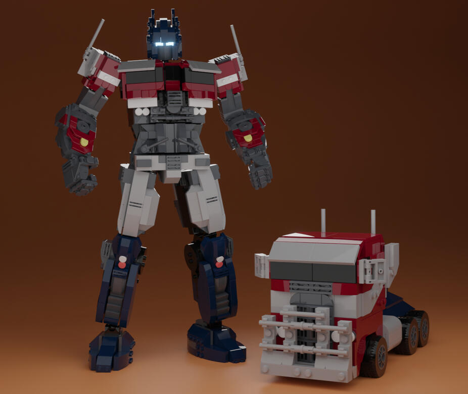3D Lego Optimus Prime