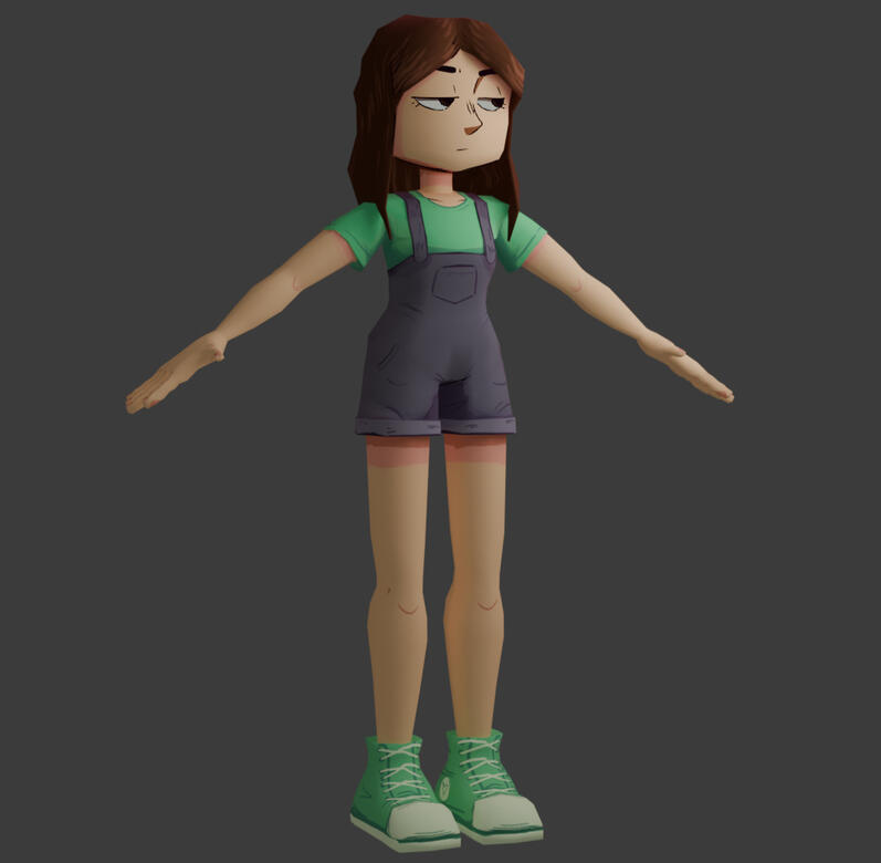 Stylized Original Character Model