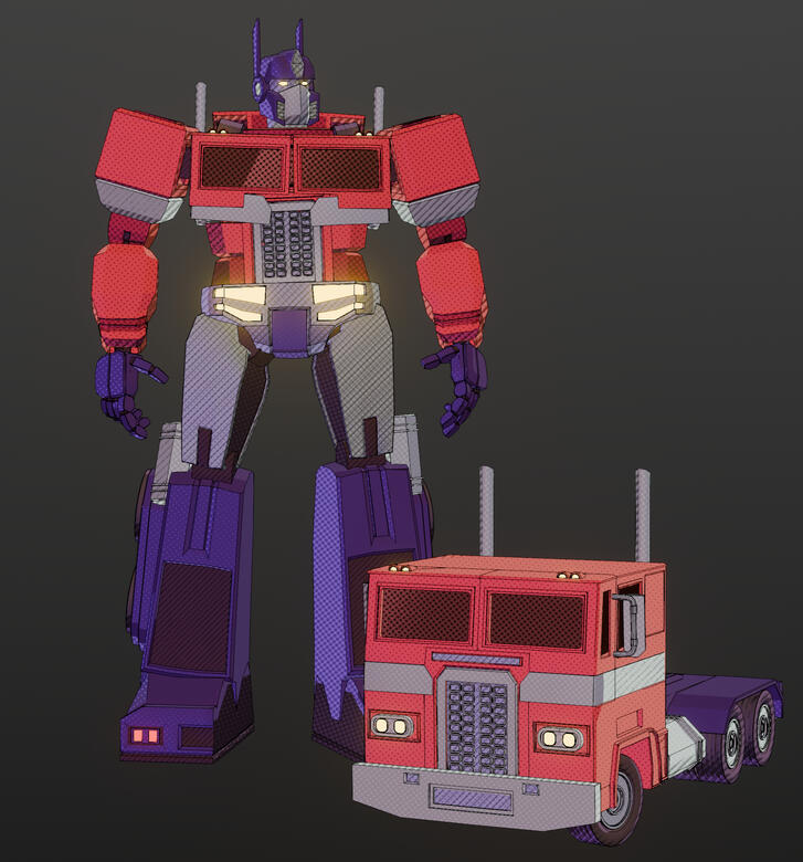 Optimus Prime - Original Rigged Model